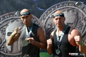 Featured- Two male athletes training
